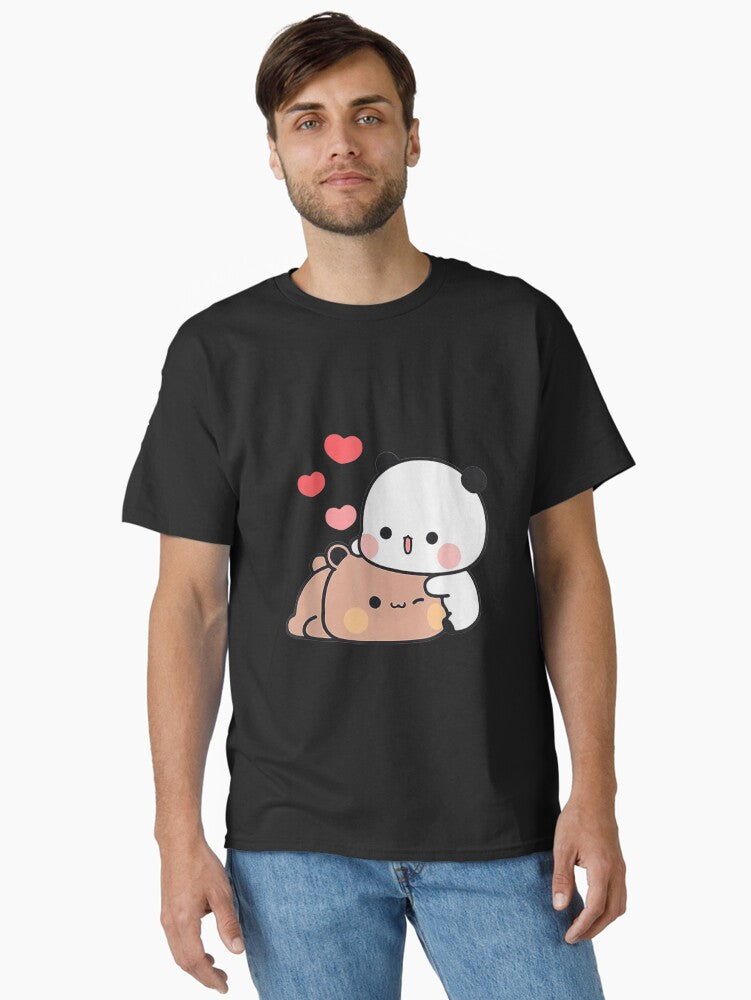 Panda Bear Hug Bubu Dudu Valentines Day Classic Shirt T Shirt US Market