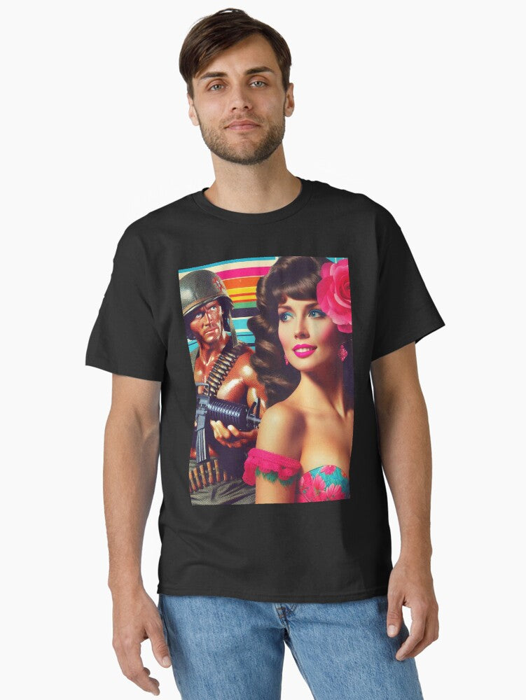 Vintage Woman Collage Classic T-Shirt | Premium Unisex T-Shirt, Trending Graphic Tee
