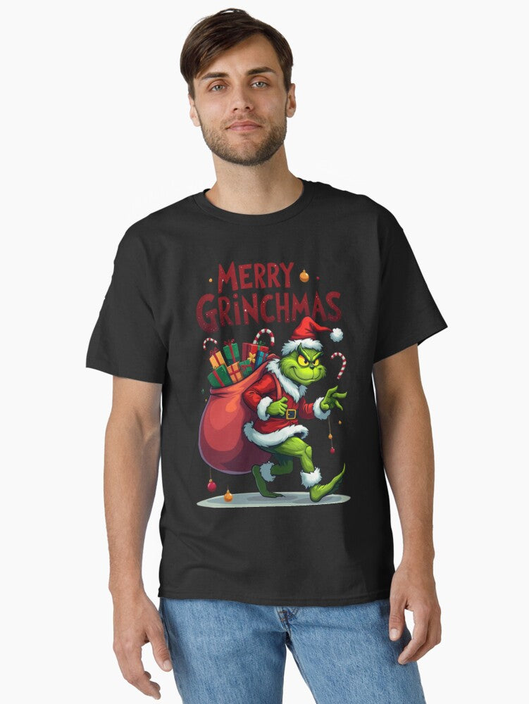 Grinch Merry Grinchmas Funny Christmas Holiday Design Classic T Shirt T Shirt Holiday Trending Christmas Season Pick