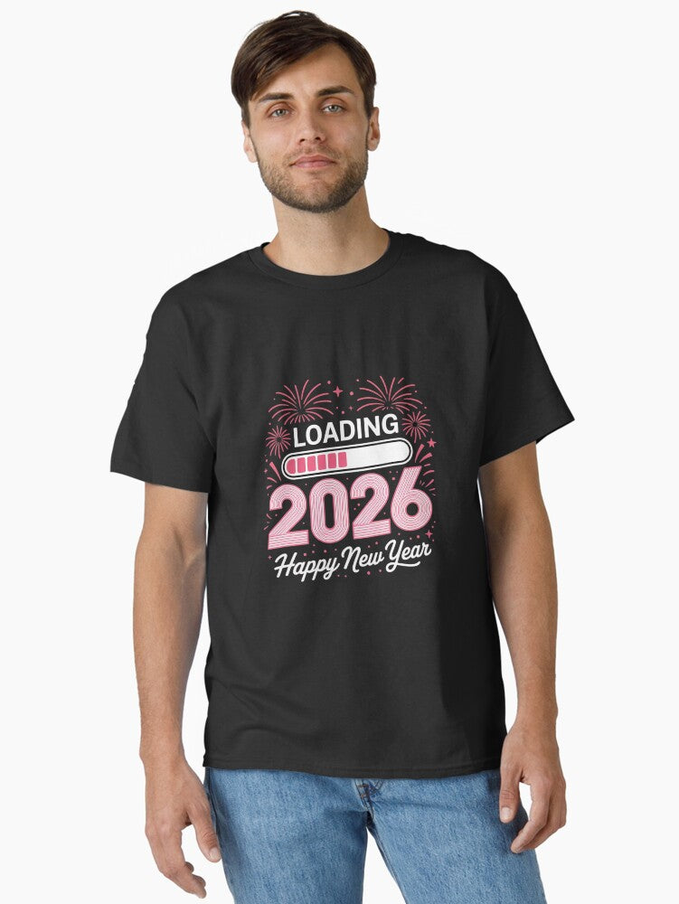 Happy New Year 2026 Fireworks Party Classic T Shirt T Shirt High Search Demand Daily Wear