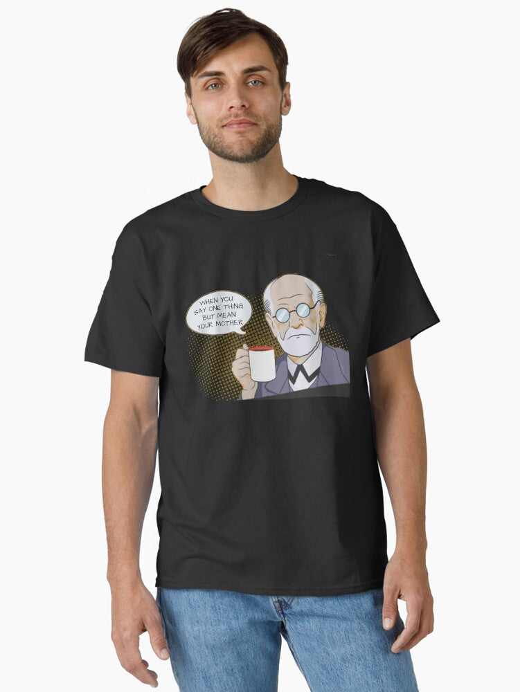 Freud Psychology Design Classic T Shirt T Shirt Premium Print