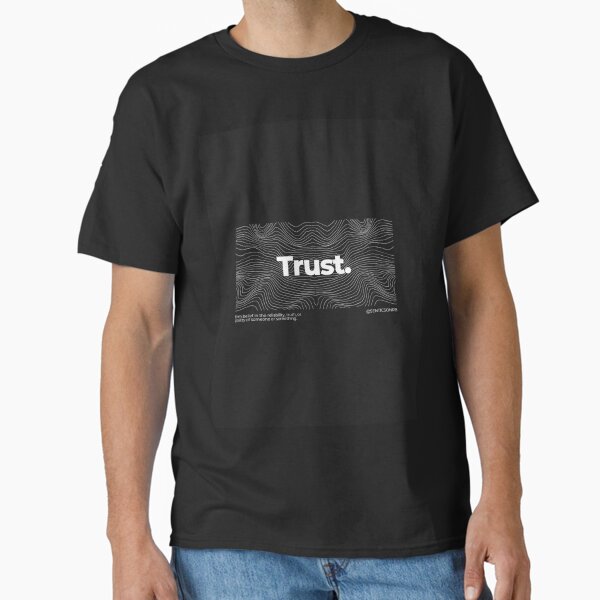 Trust Tech-Wear Aesthetic Classic T-Shirt for Sale by Sentics