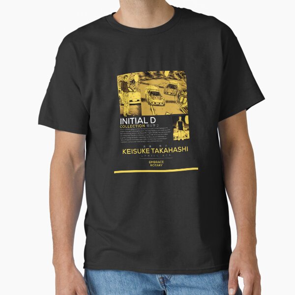 Keisuke Takahashi Street wear apparel merch Initial D Classic T-Shirt for Sale by TheSlipstream