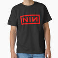 DUK FAT - NIN (Distressed in Red) Classic T-Shirt for Sale by DUKFAT