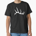 White Elk Antler Shed Hunters Classic T-Shirt for Sale by ShedHunters