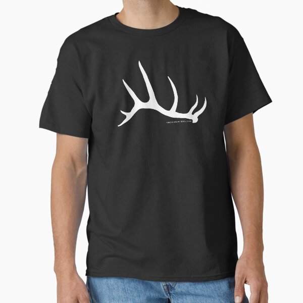 White Elk Antler Shed Hunters Classic T-Shirt for Sale by ShedHunters