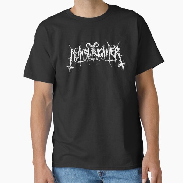 Nunslaughter Band Logo Fan-Made Design Classic T-Shirt for Sale by SkullsAndShirts