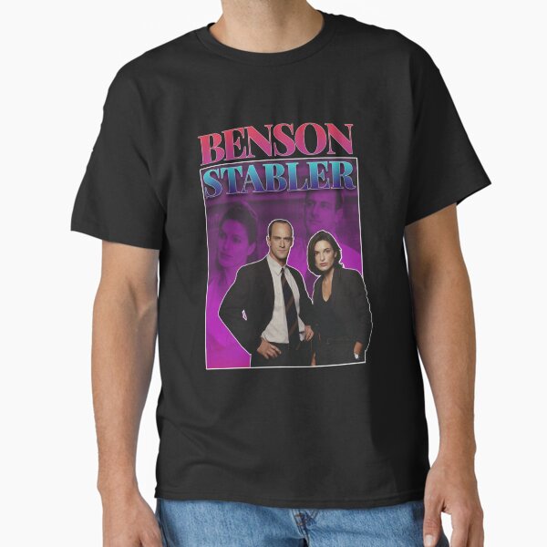 Olivia Benson _amp_ Elliot Stabler 90s Inspired Vintage Homage Custom  Classic T-Shirt for Sale by Cheeryapparel