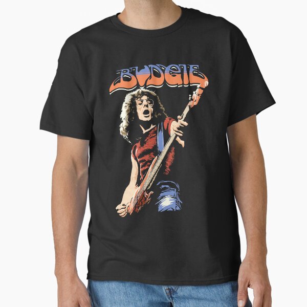 Budgie Band Burke Shelley Guitar v2 Classic T-Shirt for Sale by RafaelLima7