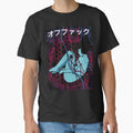 Vaporwave Cyborg Girl Dystopian Ghost Cyberpunk Style Classic T-Shirt by OWLvision33