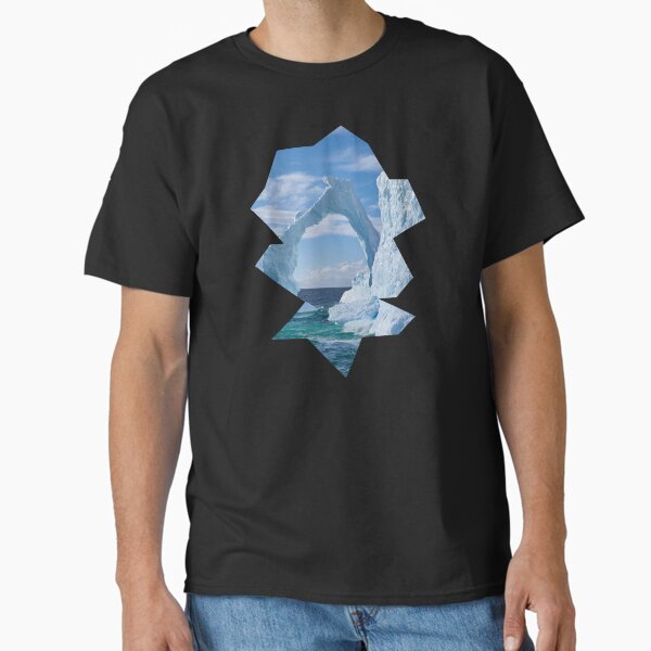Landscape Tee, Colorful Nature T-Shirt ,nature scenery tee, graphic shirt, artistic retro design, casual wear, Classic T-Shirt for Sale by chipmuckdesignn
