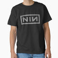 DUK FAT - NIN (Distressed in Static Silver) Classic T-Shirt for Sale by DUKFAT