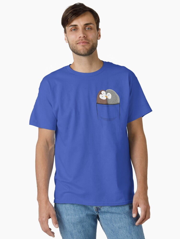 Romantic Owl Classic Shirt T Shirt Minimal Style