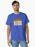 WARNING SUBJECT TO SPONTANEOUS OUTBURSTS OF HOCKEY TALK Classic Shirt T Shirt Clean Design
