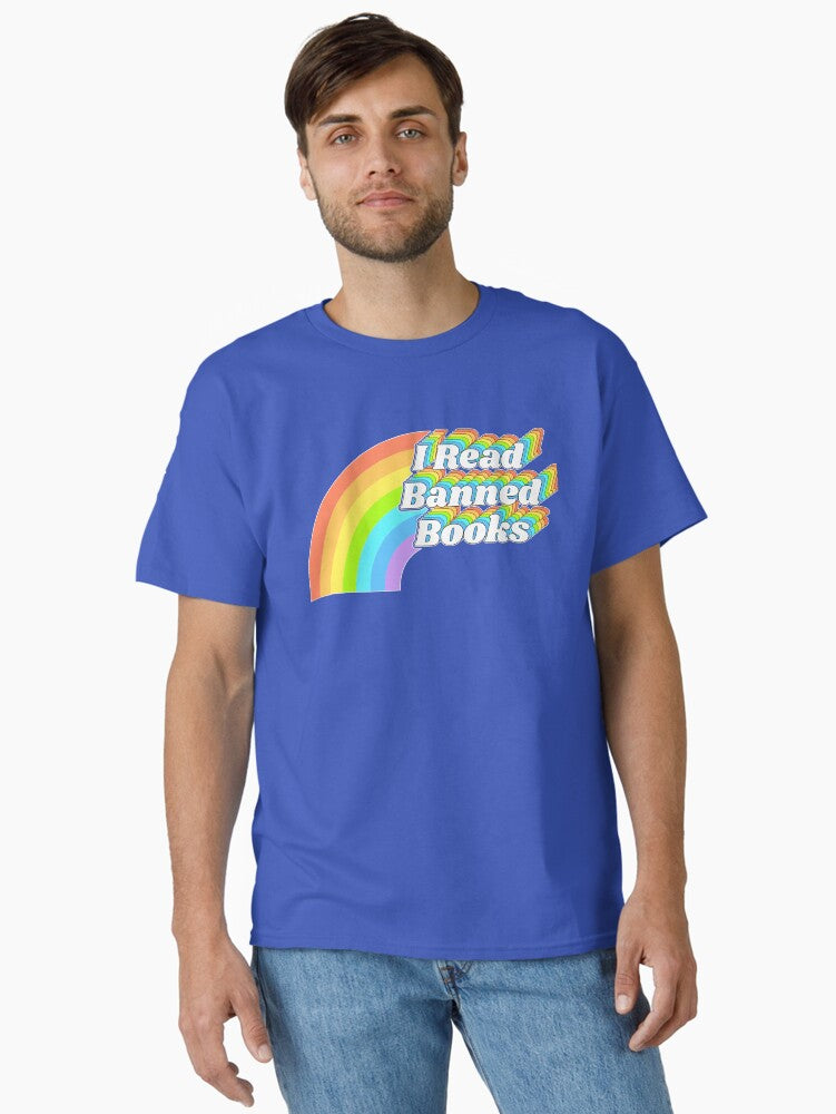 I Read Banned Books Classic T Shirt T Shirt Best Seller Look Hot Search US