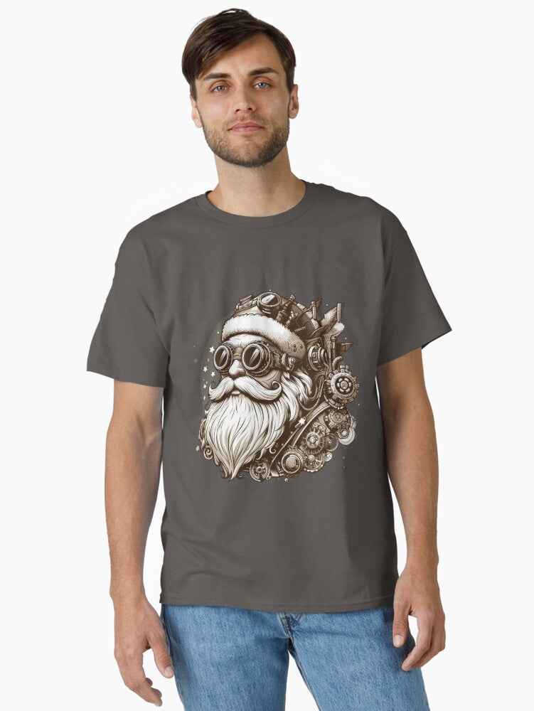 Gearhead Santa Steampunk Classic T Shirt T Shirt Premium Print Hot Right Now