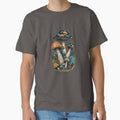 Gritty Mushroom Sticker Classic T-Shirt for Sale by The-AI-Artisan