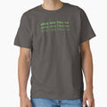 They Not Like Us Repeated Artistic Contemporary Typography (Kendrick Lamar Inspired Design Graphic) Green Classic T-Shirt for Sale by ZodiacGradient