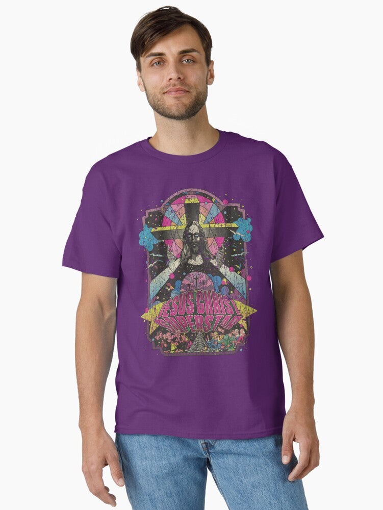 Psychedelic Jesus Christ Superstar 1971 Classic Shirt T Shirt Minimal Style