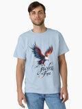 American Bald Eagle Fearless and Free Classic Shirt T Shirt Premium Quality