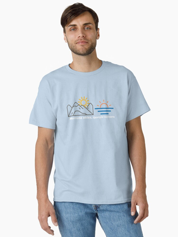 Montana Sky Classic T-Shirt T-Shirt | Aesthetic Graphic | Perfect For Daily Wear
