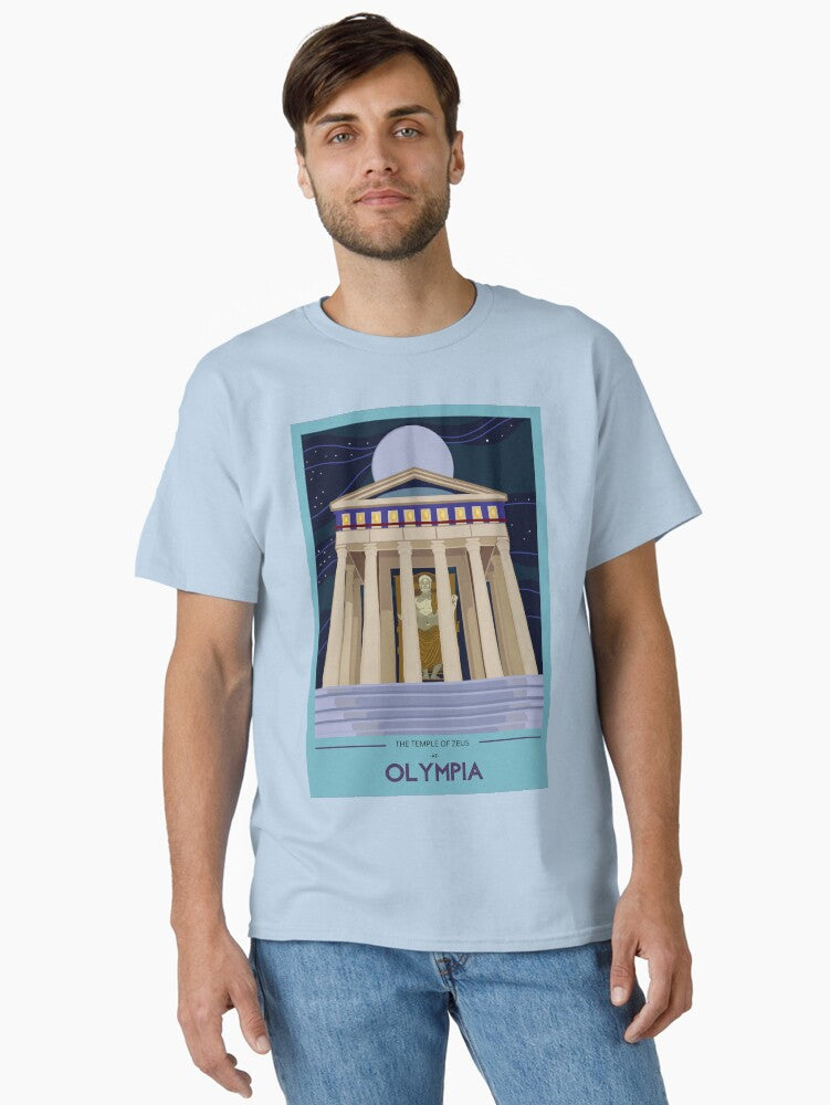 The Temple of Zeus at Olympia Classic T Shirt T Shirt Streetwear Style New Year Trend