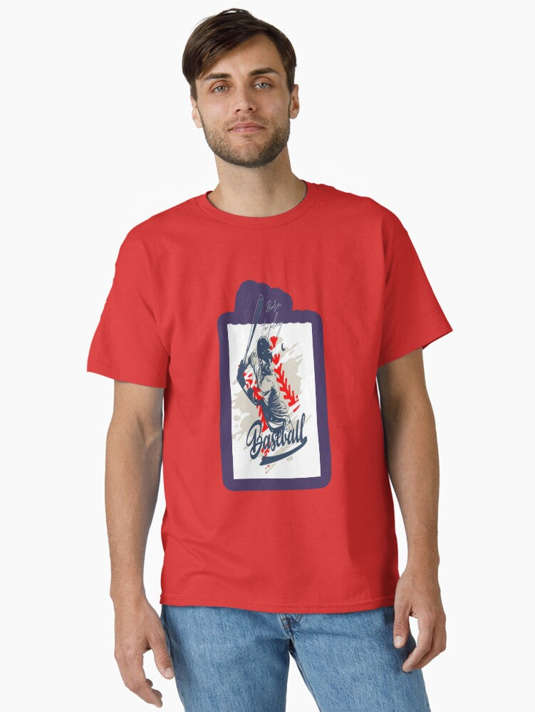 Born to play Baseball Sport Classic T Shirt T Shirt Streetwear Style Gift Ready