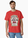 Catch up with Jesus Blessed from my head tomatoes Classic Shirt T Shirt Premium Print