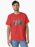 Extra festive Australian Birds Christmas Australia Xmas Gift Men Woman Kids Classic TShirt T-Shirt | Vintage Christmas Look | Top Pick For Gifting