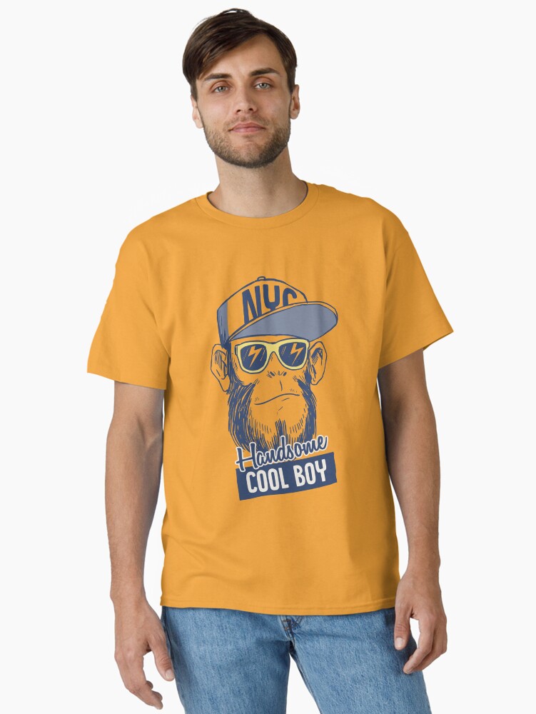 Handsome Cool Boy Aesthetic Trendy Urban Street Style Design Classic Shirt T Shirt Gift Ready