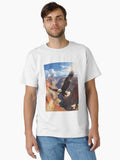 Majestic Eagle Over Canyon Shirt Freedom and Vision Classic Shirt T Shirt Minimal Style