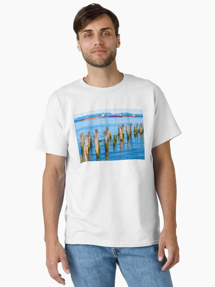 River in Oregon Classic T Shirt T Shirt Minimal Style