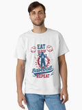Eat Sleep Baseball Repeat Classic T Shirt T Shirt Trending US Best Seller Look