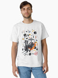 Forklift Anatomy Exploded Technical Diagram Classic T Shirt
