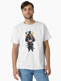 Chibi Samurai Cute Anime Warrior In Traditional Armor Classic T-shirt | Premium Basketball Jersey | Fan Edition Apparel