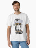 Kai Handsome Cool Boy Chimp Sunglasses Cap Classic Shirt T Shirt Gift Ready