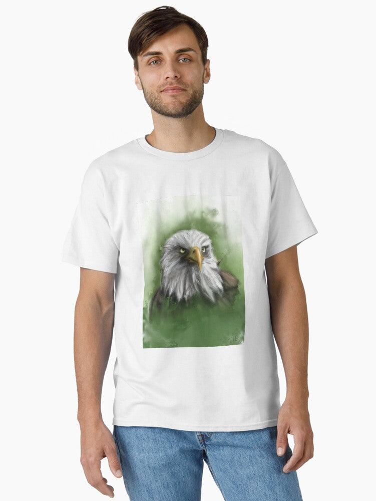 Eagle Painting Classic Shirt T Shirt Minimal Style