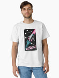 Neon Rocket Launch Classic T-Shirt | Premium Unisex T-Shirt, Trending Graphic Tee