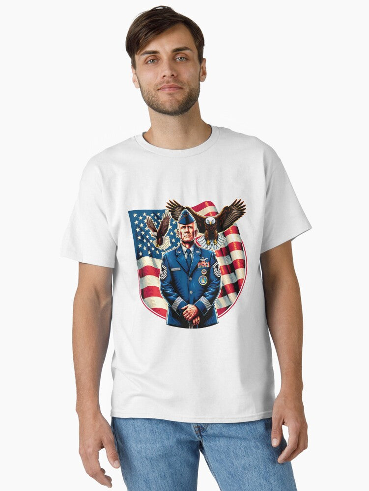 With Eagle Classic Shirt T Shirt Minimal Style