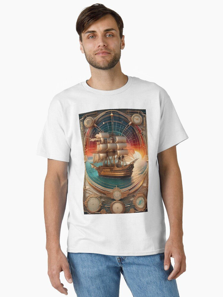 Pirate map Classic T-Shirt | Premium Unisex T-Shirt, Trending Graphic Tee