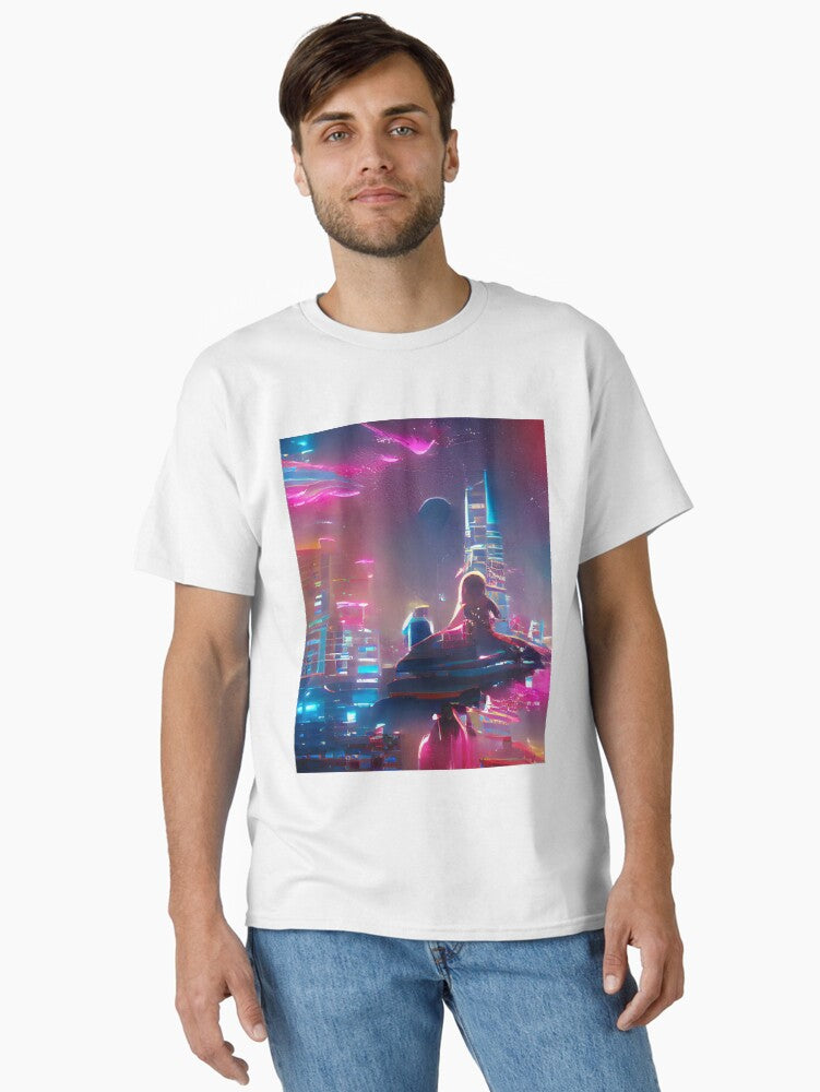 Retro Futurism Classic T-Shirt | Premium Unisex T-Shirt, Trending Graphic Tee