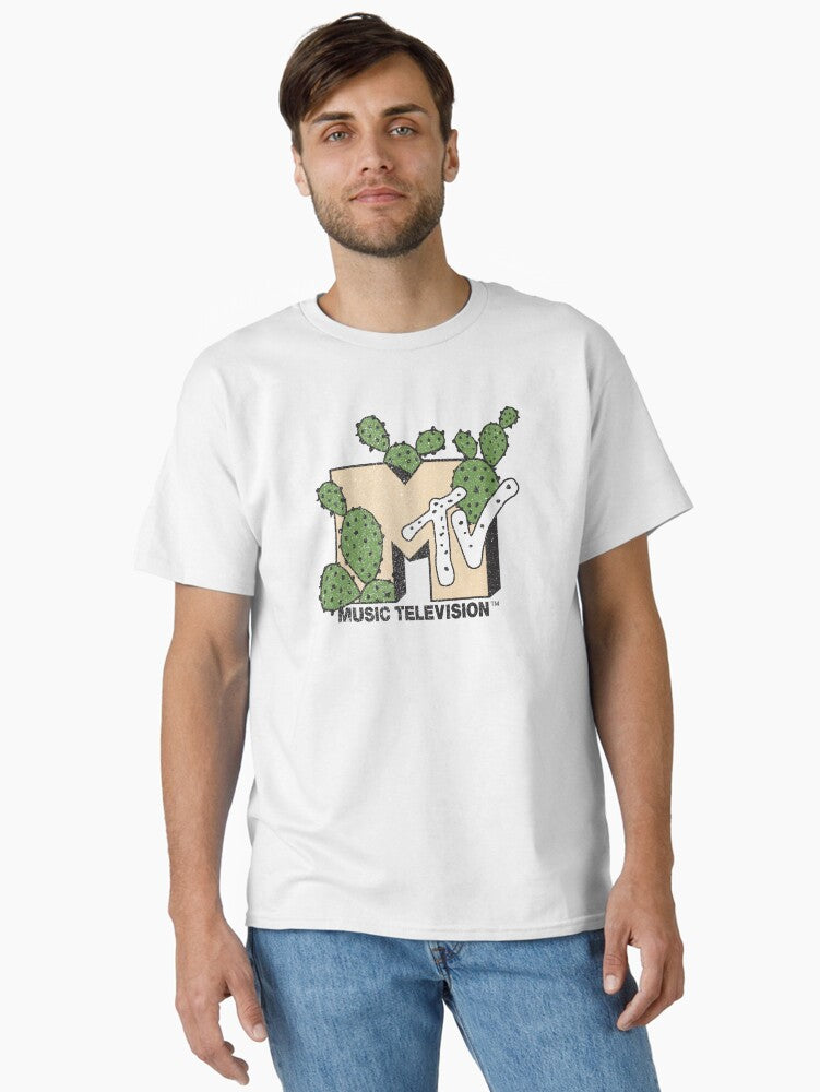 MTV Music Television Vintage Desert Succulents Logo Classic T Shirt T Shirt High Search Demand Best Seller Look
