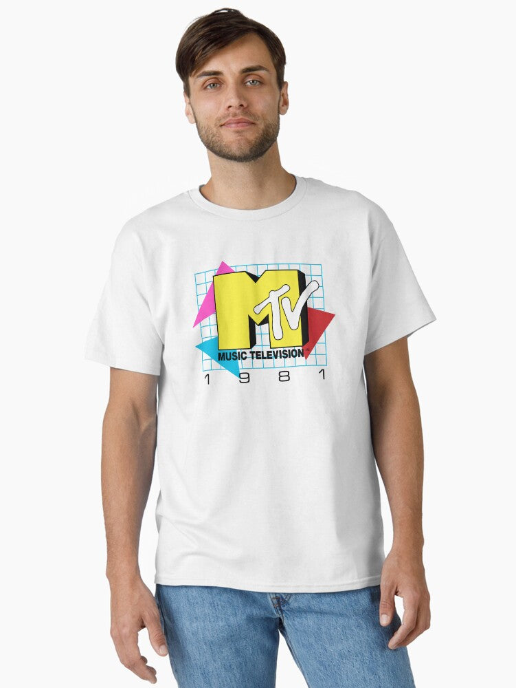MTV Music Television 1981 Logo Classic T Shirt T Shirt Premium Print Gift Ready