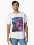 Retro Futurism Cyberpunk Classic T-Shirt | Premium Unisex T-Shirt, Trending Graphic Tee