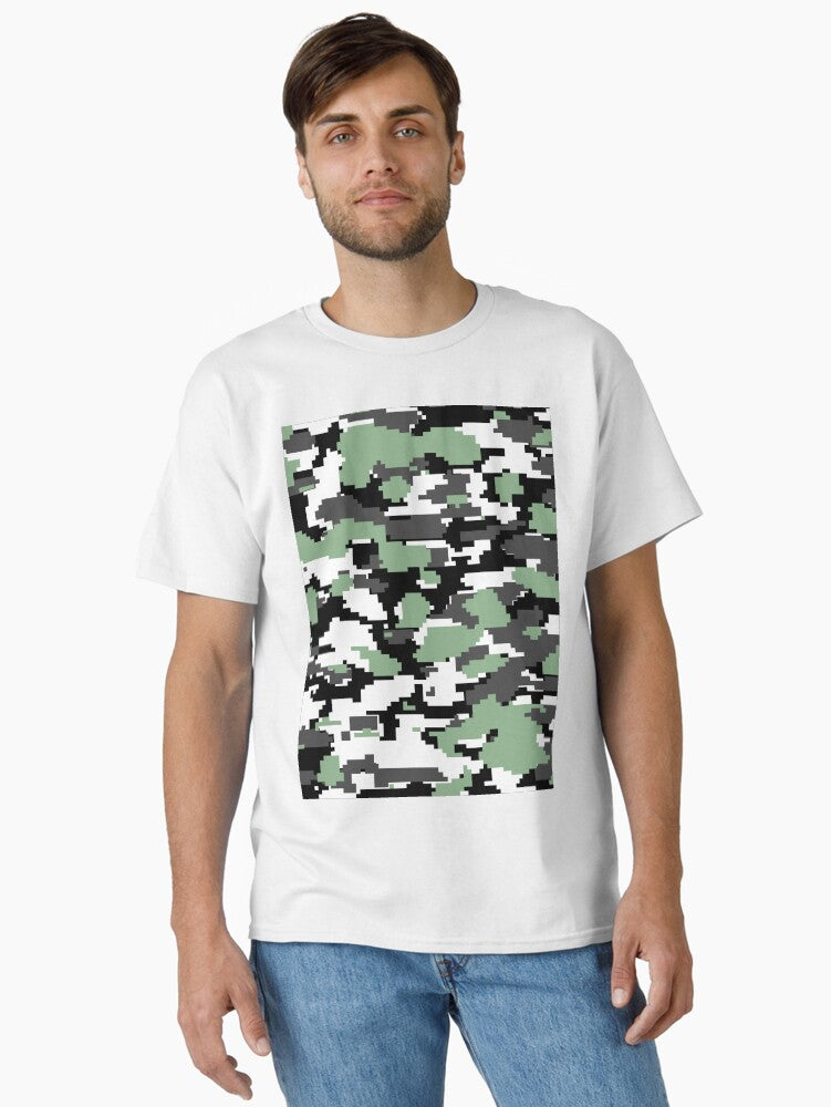 Camo pattern digital Camouflage Classic T Shirt T Shirt Premium Quality Top Rated Design