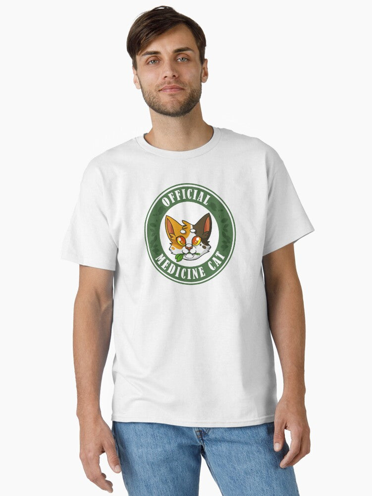 Official Medicine Cat - Warriors Badge Classic T-shirt | Premium Basketball Jersey | Fan Edition Apparel