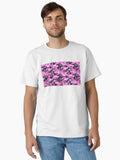 Pink Frost Camouflage Classic T Shirt T Shirt Viral US Style Streetwear Essential