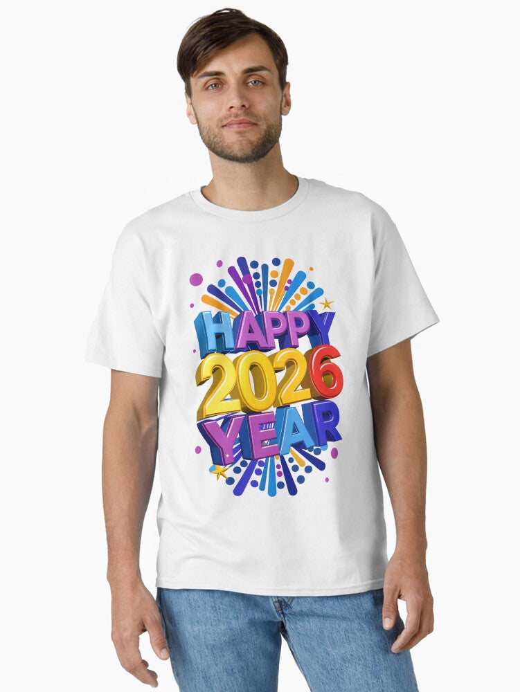 Bright and Dreamy New Year 2026 Celebration Classic T Shirt T Shirt High Search Demand Best Seller Look