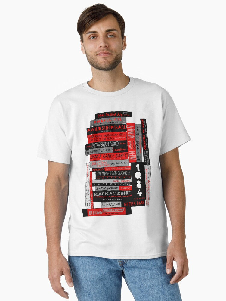 Murakami Book Stack Fanatic Colour Classic Shirt T Shirt Gift Ready