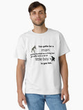 Baseball You gotta have a lot of little boy in you Classic T Shirt T Shirt Viral TikTok Daily Wear